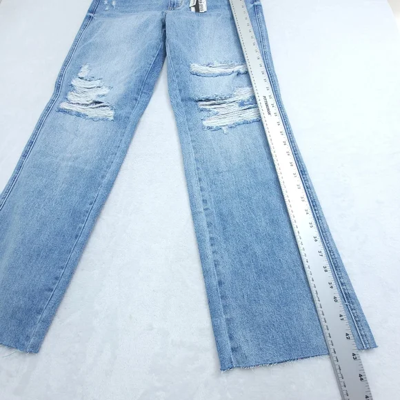 Judy Blue Women's Straight Leg Jeans - Light Blue - Picture 11 of 11